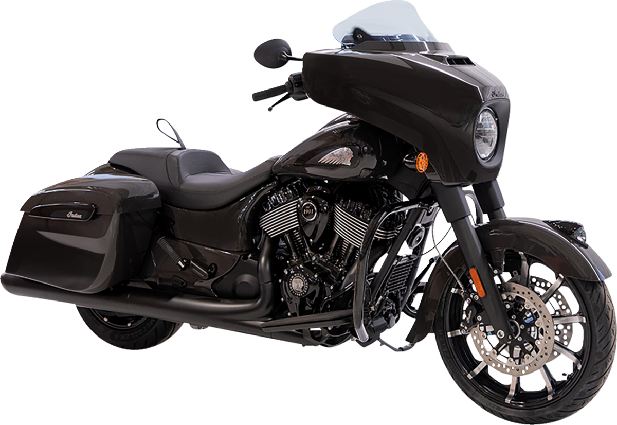 Ice Flare® Windshield - 10" - Blue Ice - '14-'26 Indian
