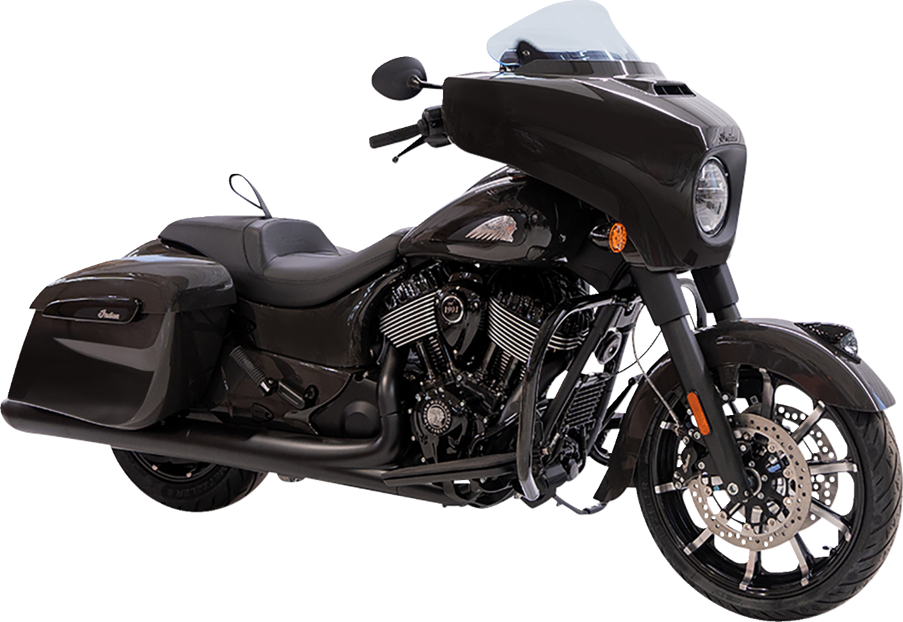 Ice Flare® Windshield - 10" - Blue Ice - '14-'26 Indian