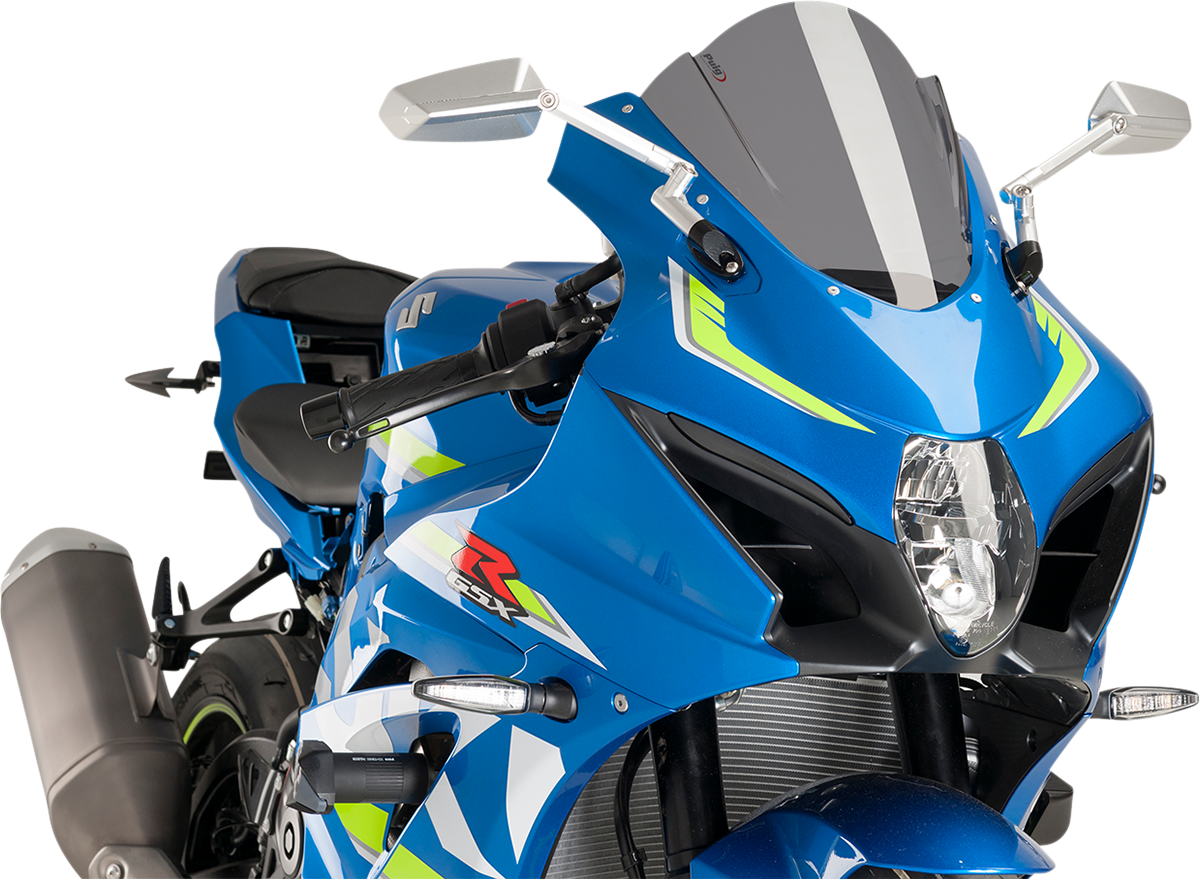 Race Windscreen - 12-1/4" - Dark Smoke - Suzuki
