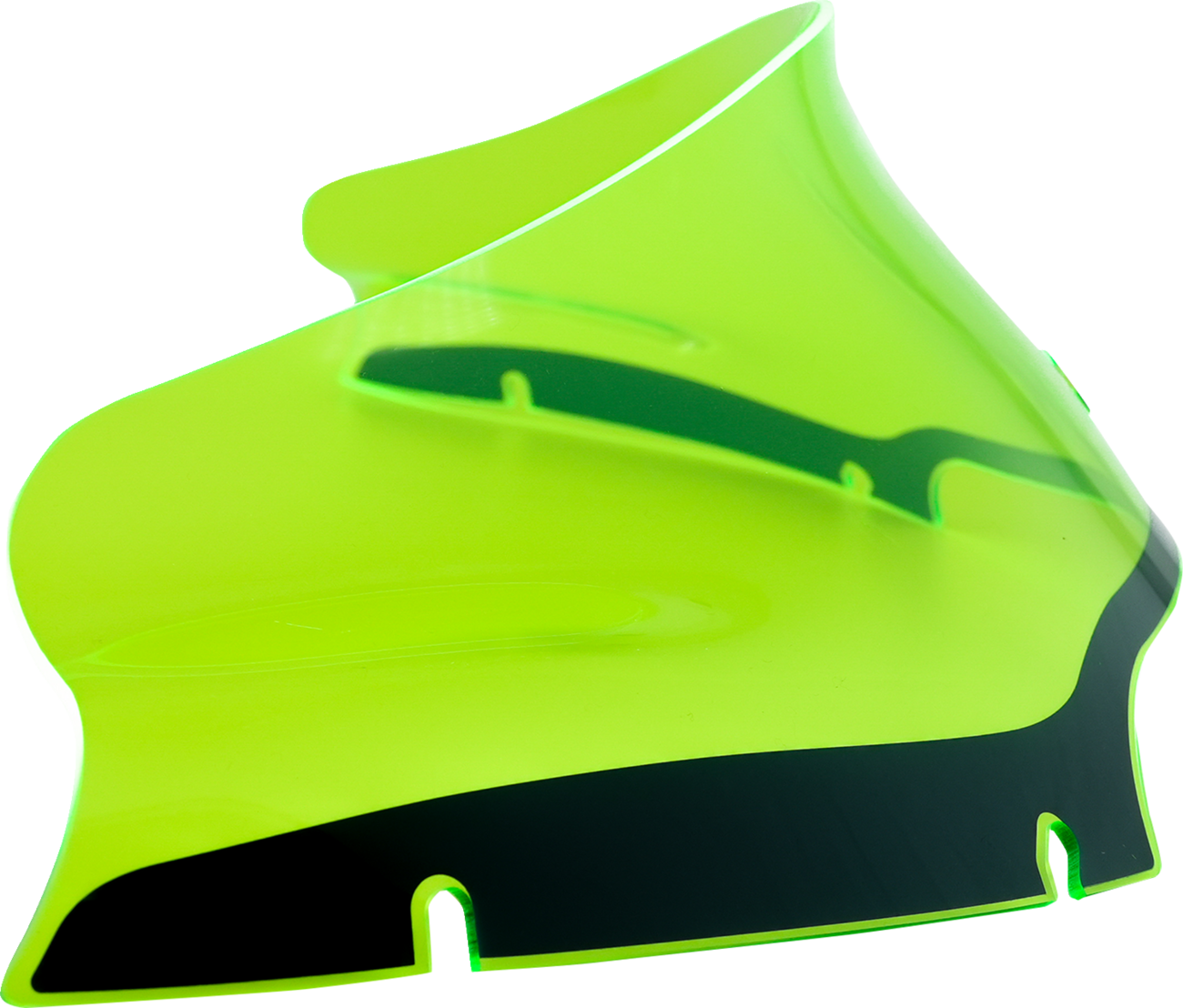 Ice Flare® Windshield - 6" - Green Ice - '15-'25 FLTR