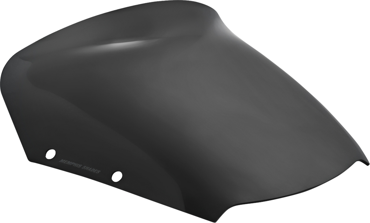 Spoiler Windshield - 6" - Dark Black Smoke - FLHX
