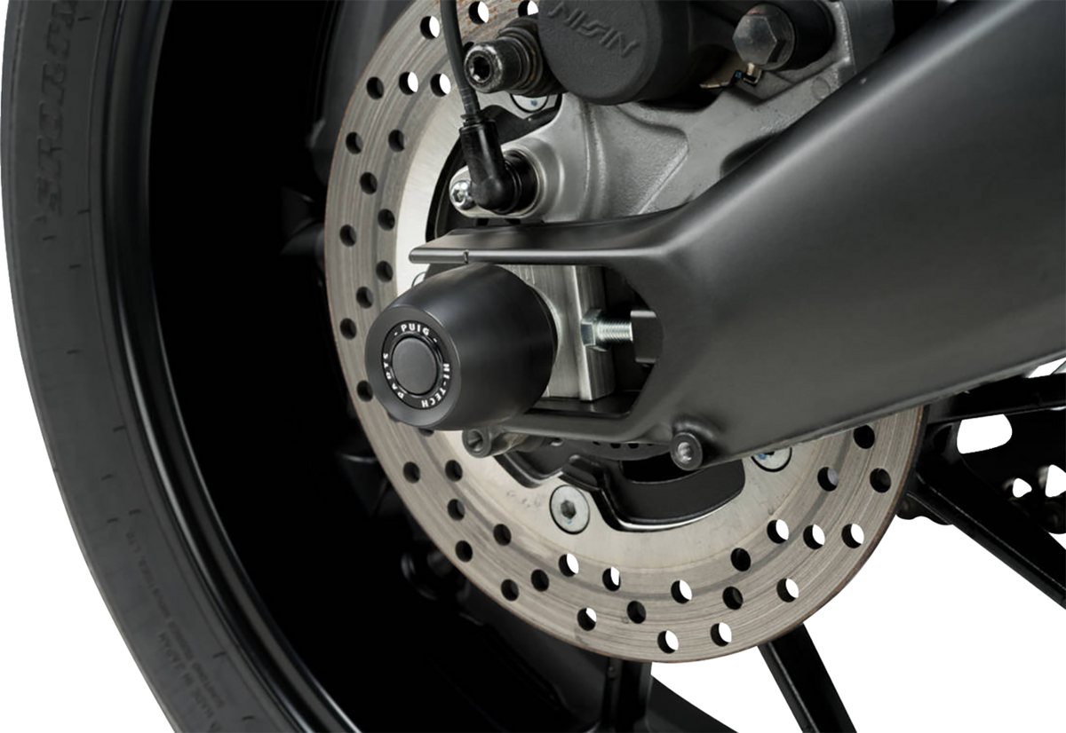 Axle Sliders - Rear - Black - Pair - Yamaha