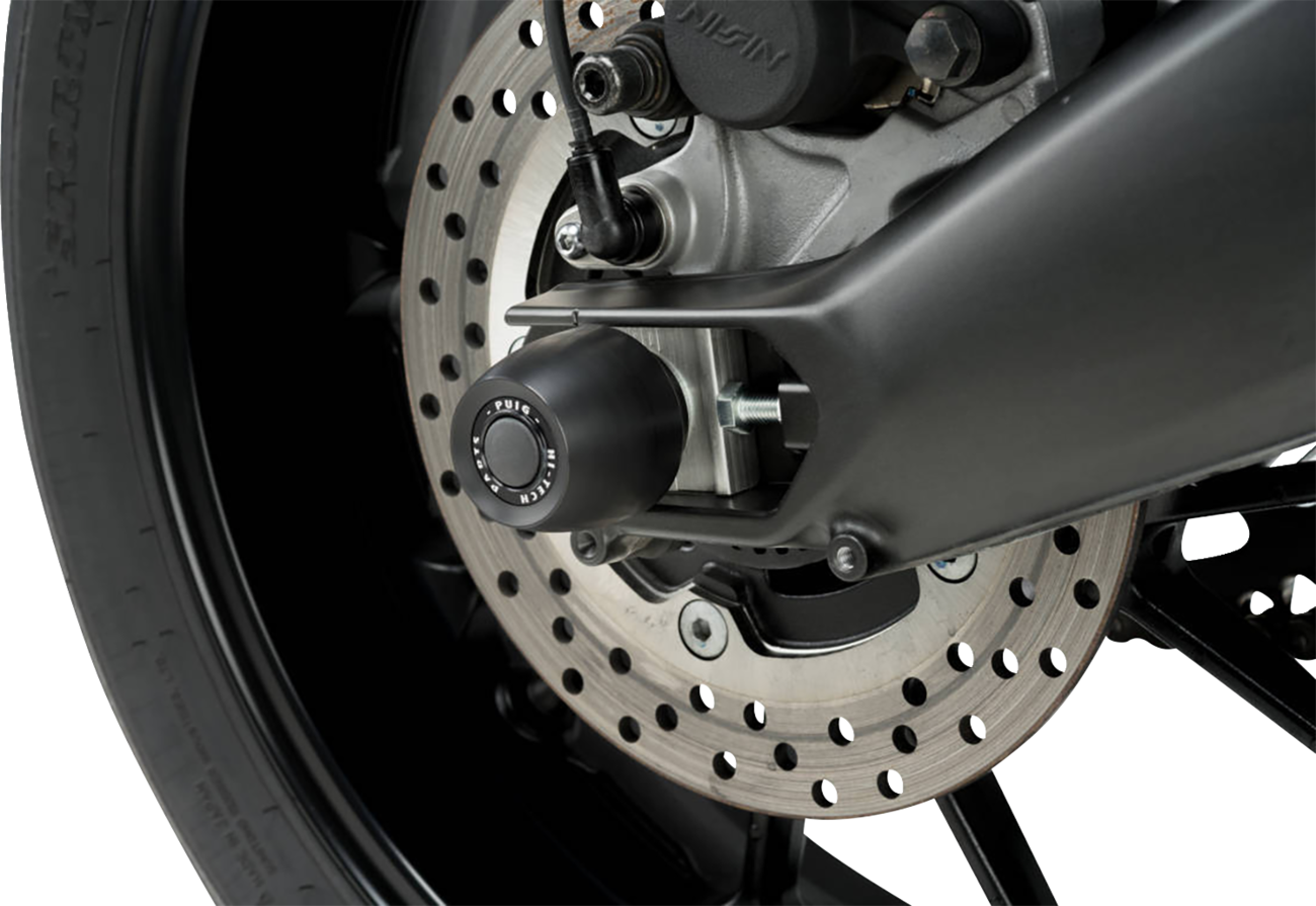 Axle Sliders - Rear - Black - Pair - Yamaha