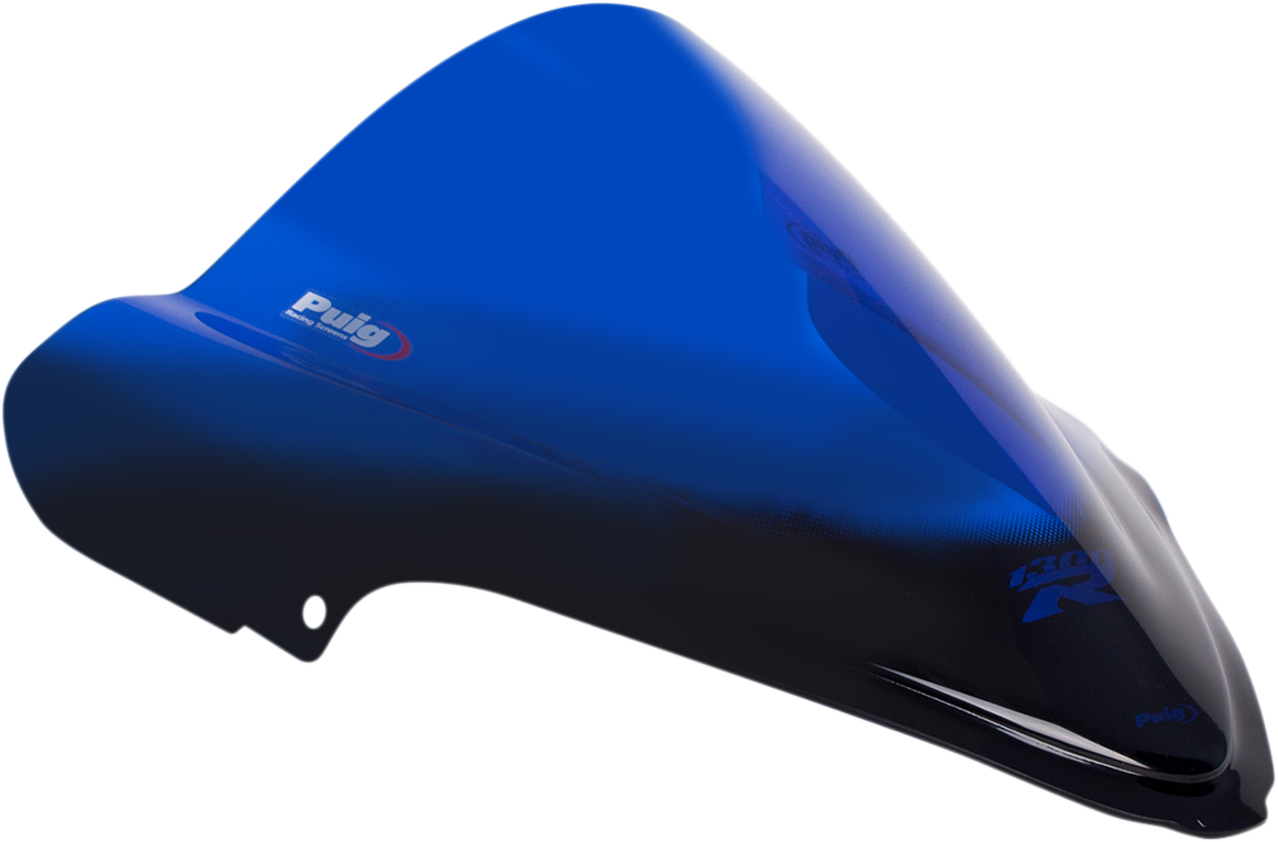 Race Windscreen - 15-3/8" - Blue - Hayabusa