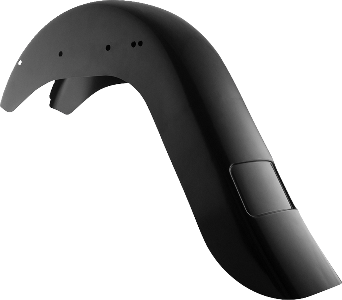 Benchmark Rear Fender - Vicla - Frenched - 9" Extended Rear - Black