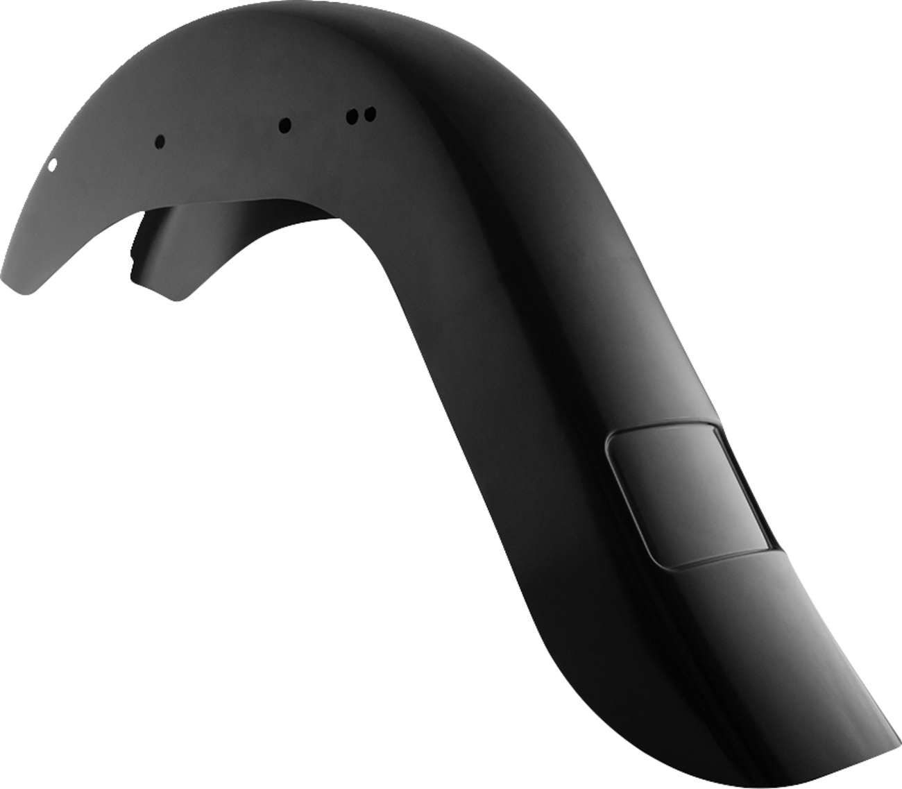 Benchmark Rear Fender - Vicla - Frenched - 9" Extended Rear - Black