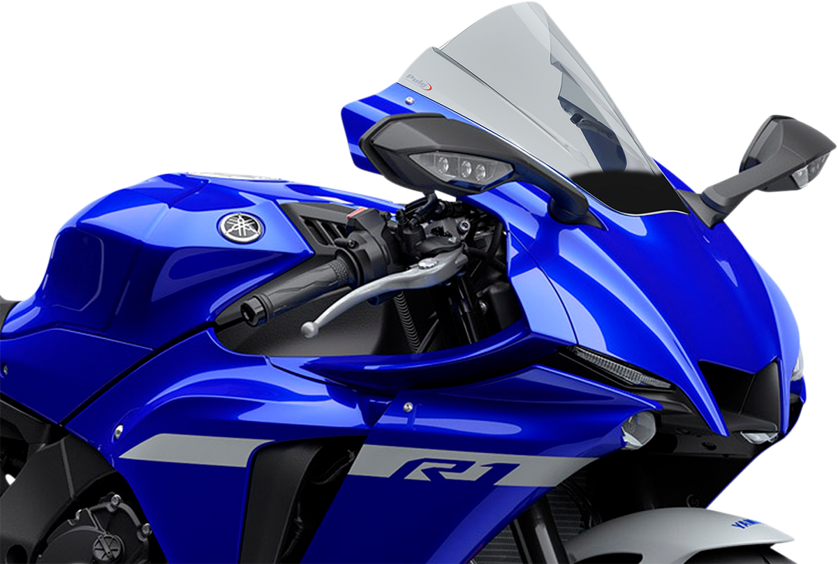 Race Windscreen - 13-1/4" - Smoke - YZF-R1
