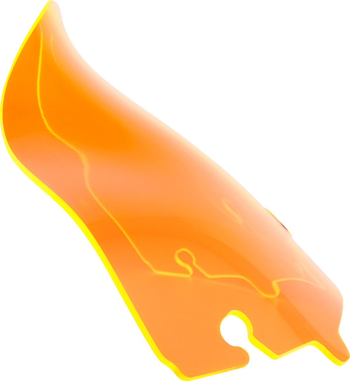 Ice Flare® Windshield - 6.5" - Orange Ice - '14-'25 FLHT/FLHX