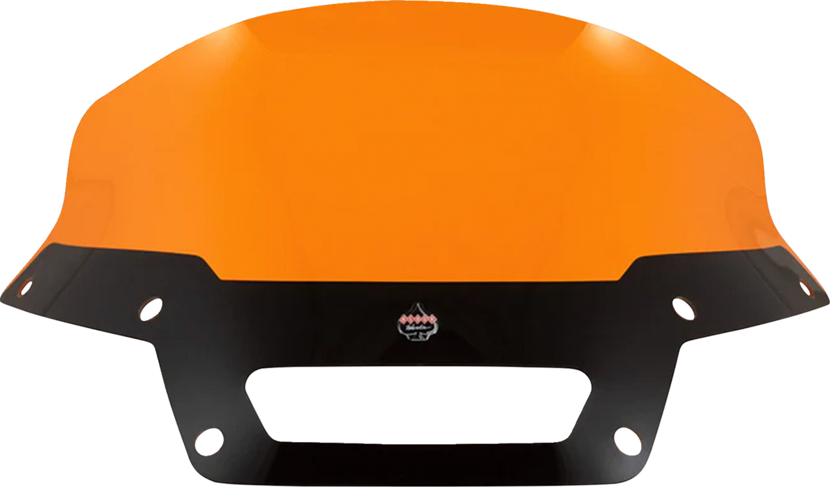 Kolor Flare® Windshield - 6" - Orange - '22-'25 FXLRST