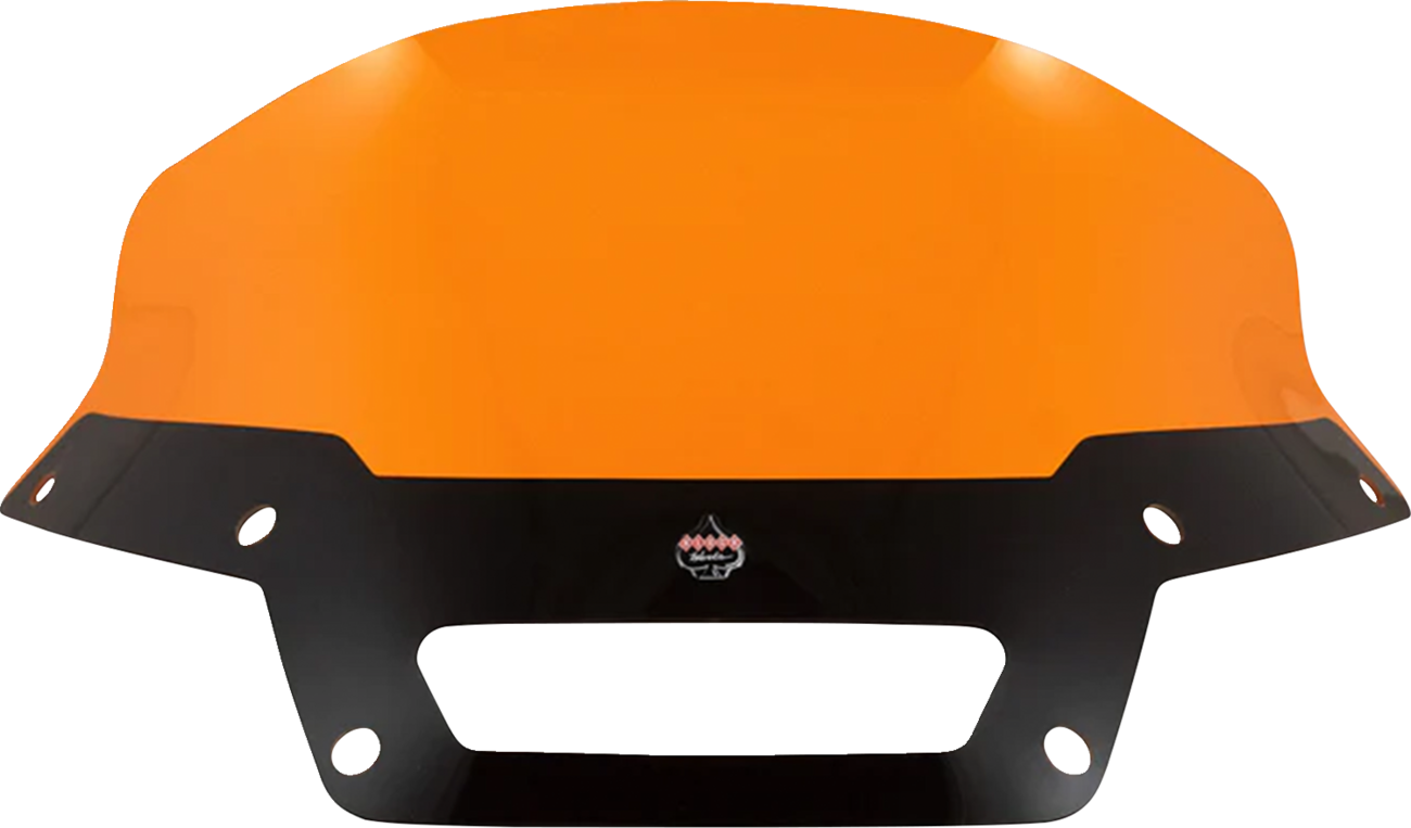 Kolor Flare® Windshield - 6" - Orange - '22-'25 FXLRST