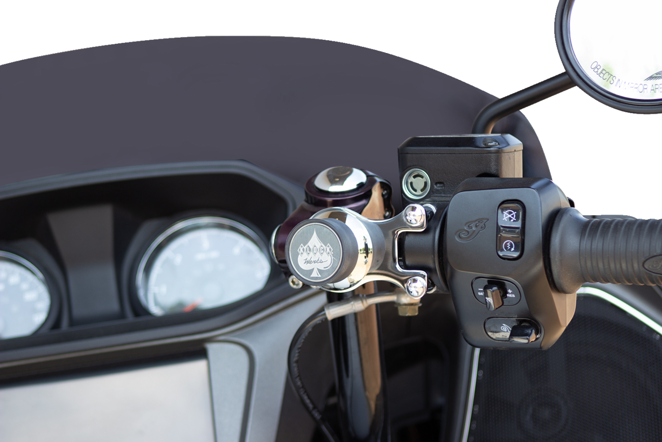 iOmount™ For Indian - Ambidextrous Mount - Chrome - Challenger/Pursuit