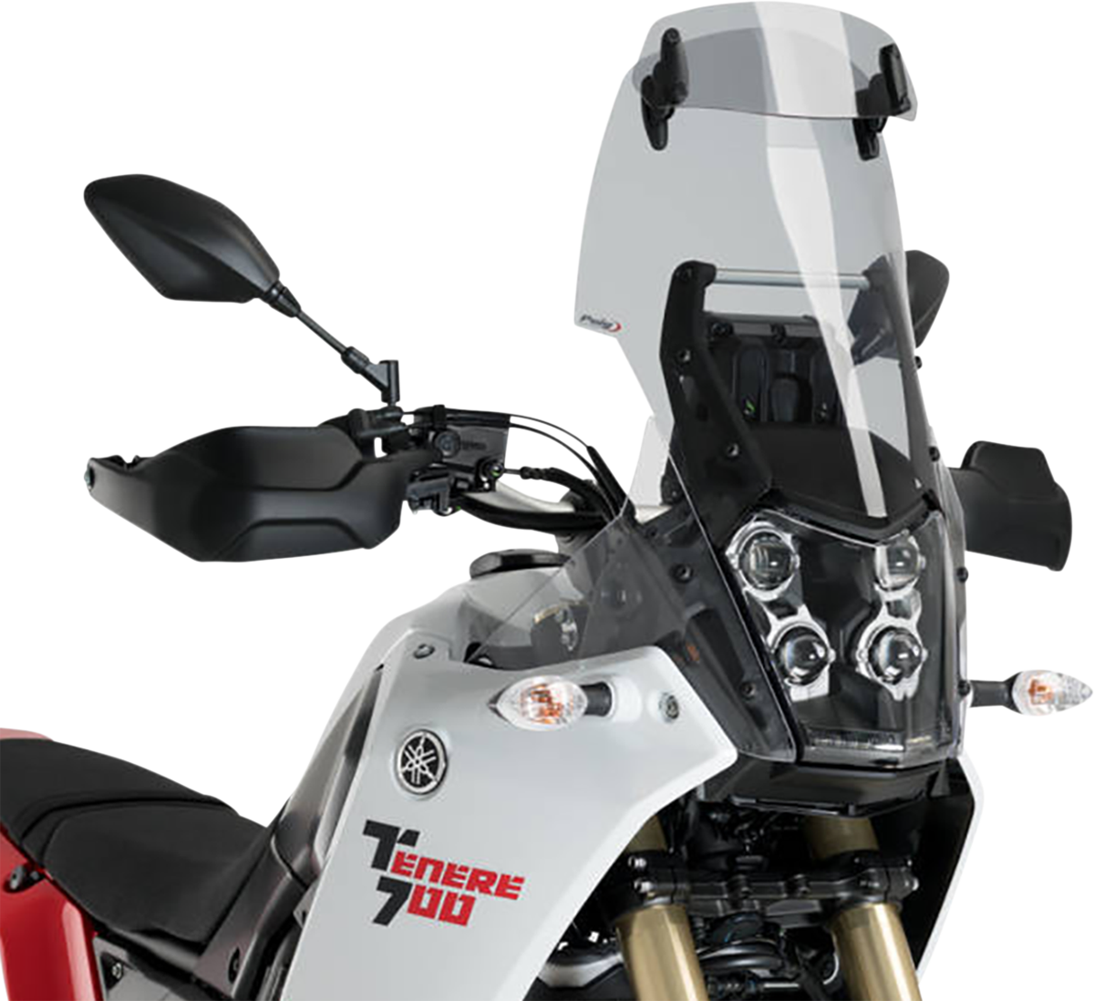 Touring Windscreen W/Visor - Smoke - Tenere 700