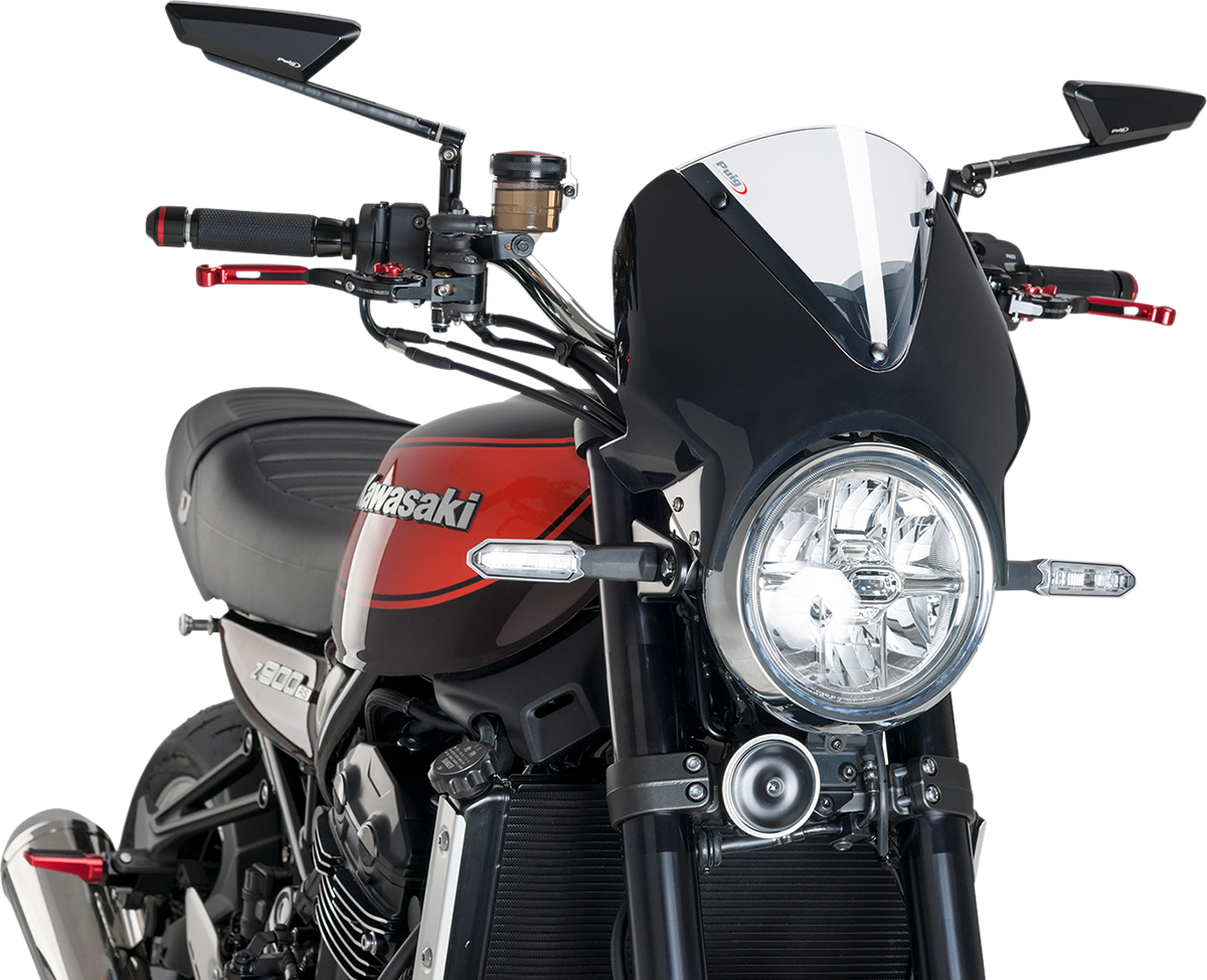 Windscreen - 13" - Black/Clear