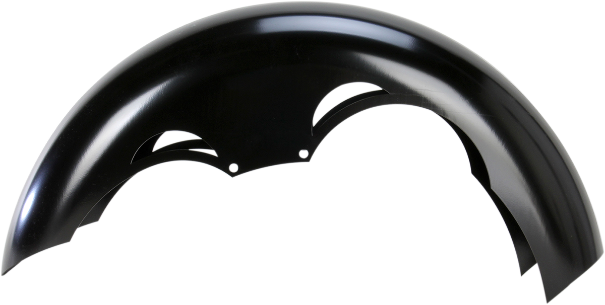 Tude Front Fender - Black - 21" - HD Touring/Trike