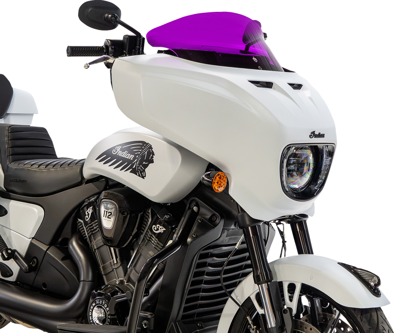 Windshield - 9" - Purple - Chieftain PowerPlus/Roadmaster PowerPlus