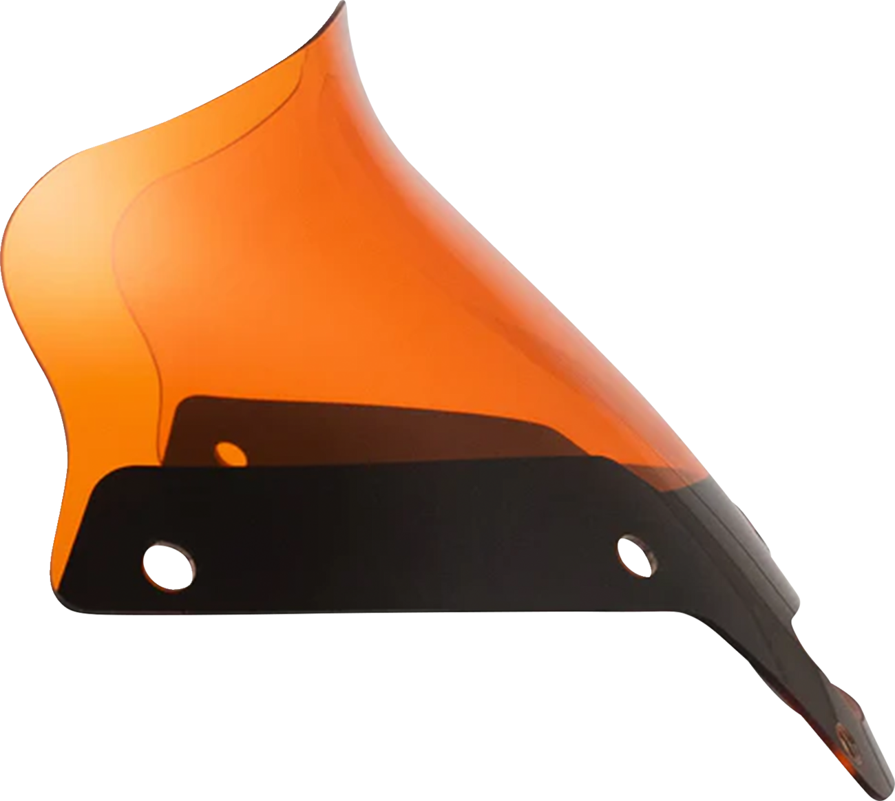 Kolor Flare® Windshield - 6" - Orange - '22-'25 FXLRST