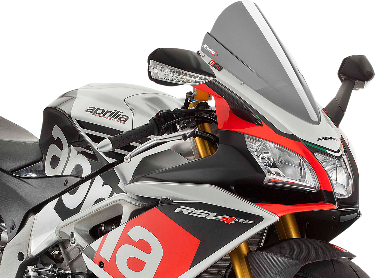 Race Windscreen - 15-1/2" - Light Smoke - RSV4