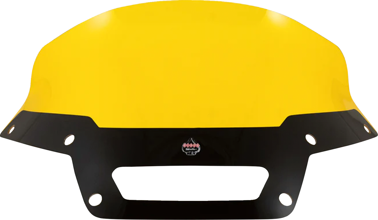 Kolor Flare® Windshield - 6" - Yellow - '22-'25 FXLRST