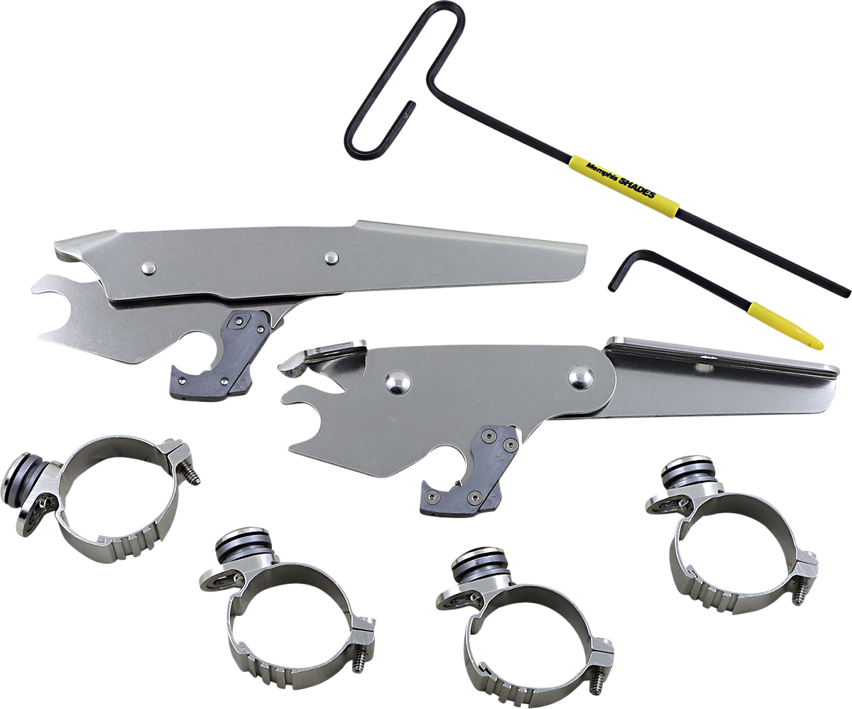 Batwing - Mounting Kit - Polished - XL