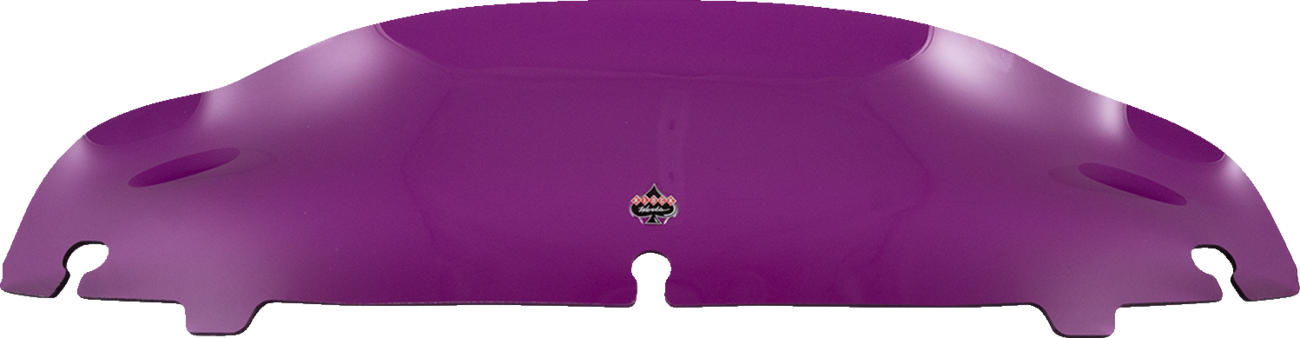 Kolor Flare® Windshield - 4" - Purple - '14-'25 FLH/FLHT/FLHX