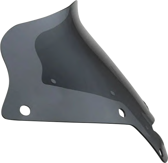 Flare® Windshield - 6" - Dark Smoke - FXLRST