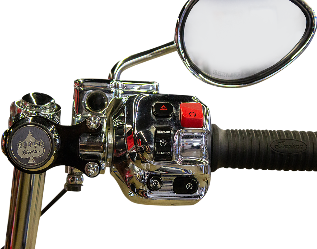 iOmount™ For Indian - Ambidextrous Mount - Black - Touring