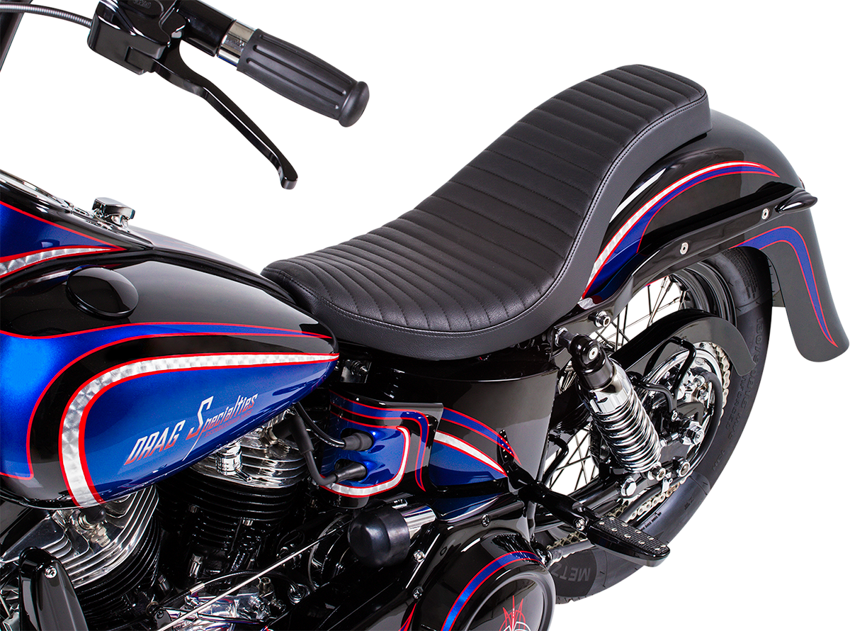 4" Stretched Rear Fender - Frenched - HD Softail '99-'17