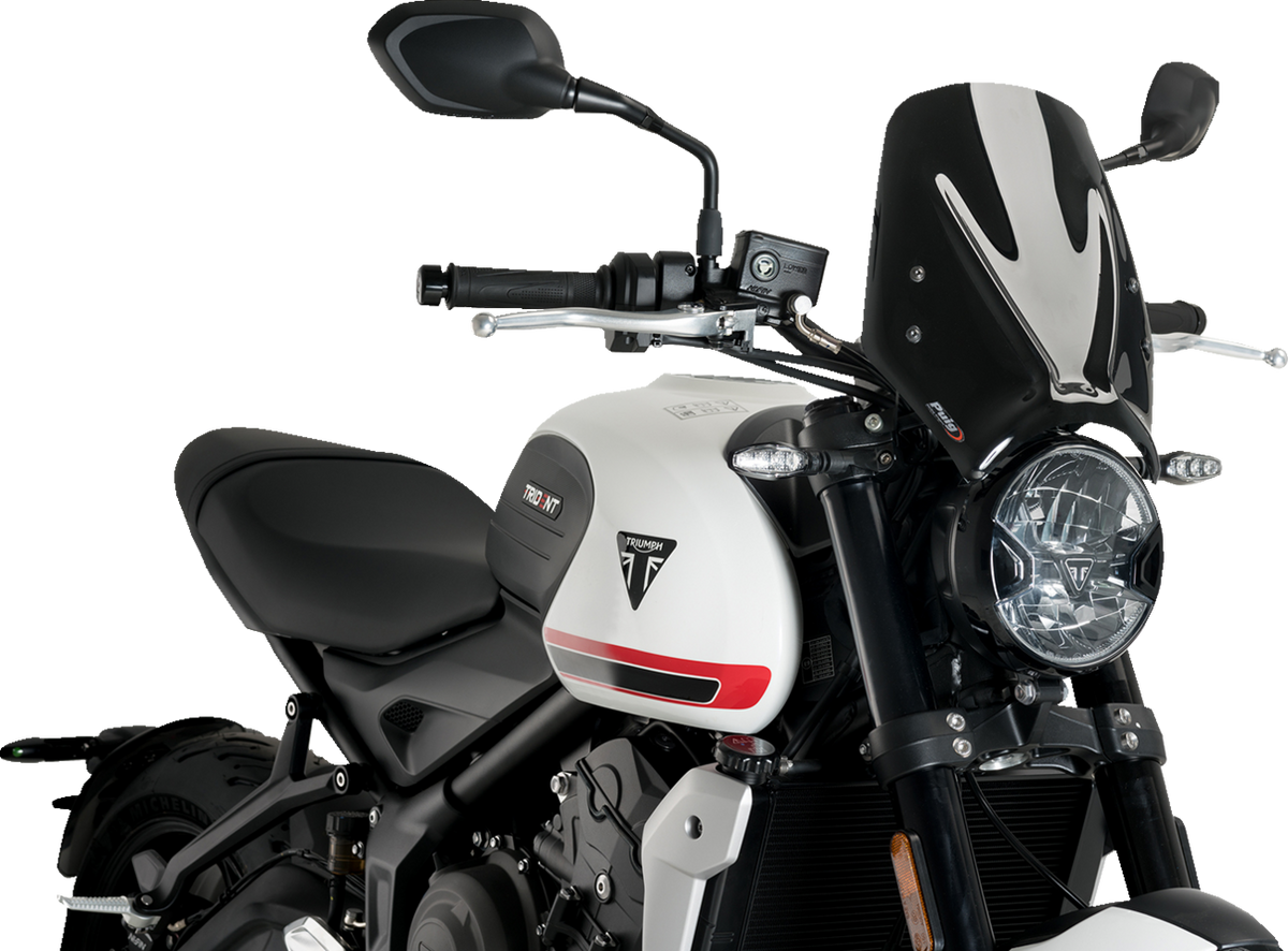New Generation Windscreen - Black - Trident 660