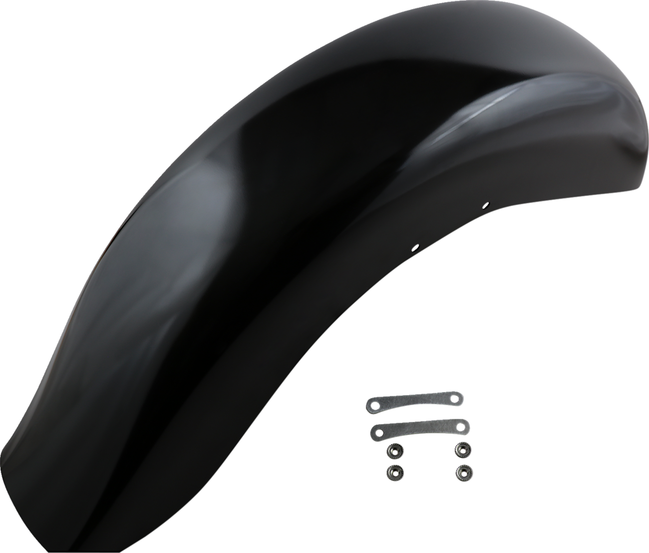 Benchmark Front Fender - Black - 16"-19" - HD Softail/Touring