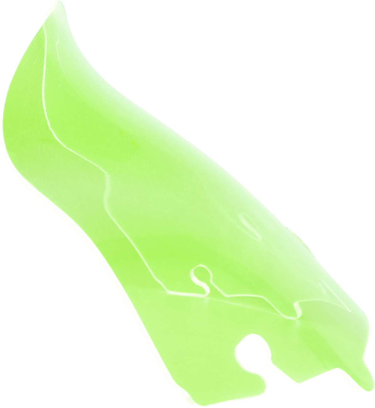 Ice Flare® Windshield - 6.5" - Green Ice - '14-'25 FLHT/FLHX
