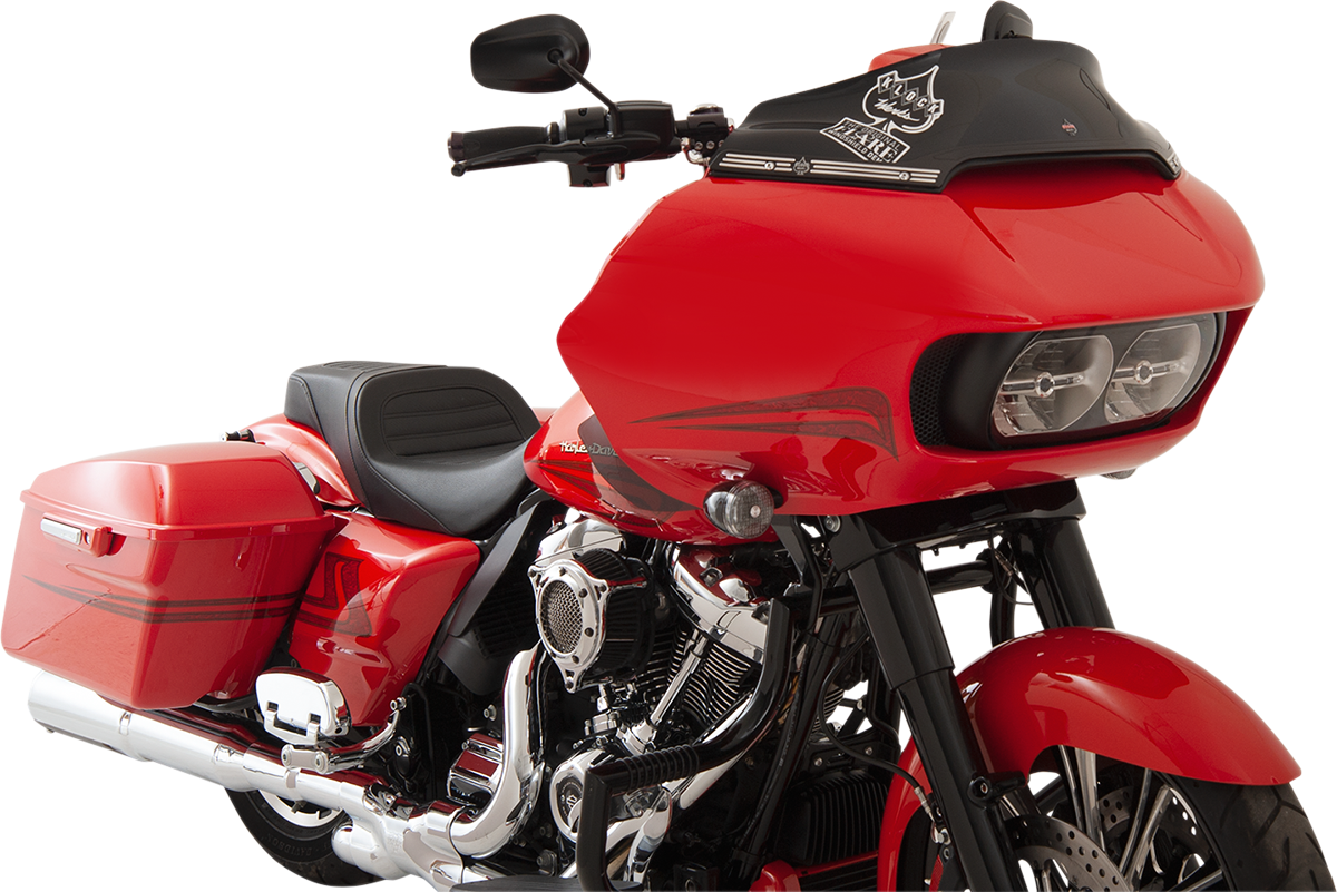 Sport Flare® Windshield - 6" - Black - '15-'25 FLTR