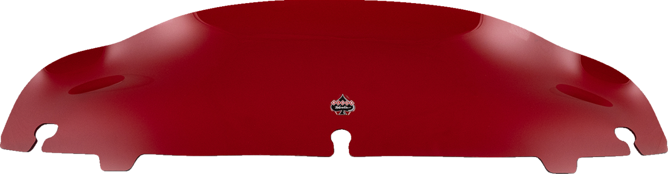 Kolor Flare® Windshield - 4" - Red - '14-'25 FLH/FLHT/FLHX