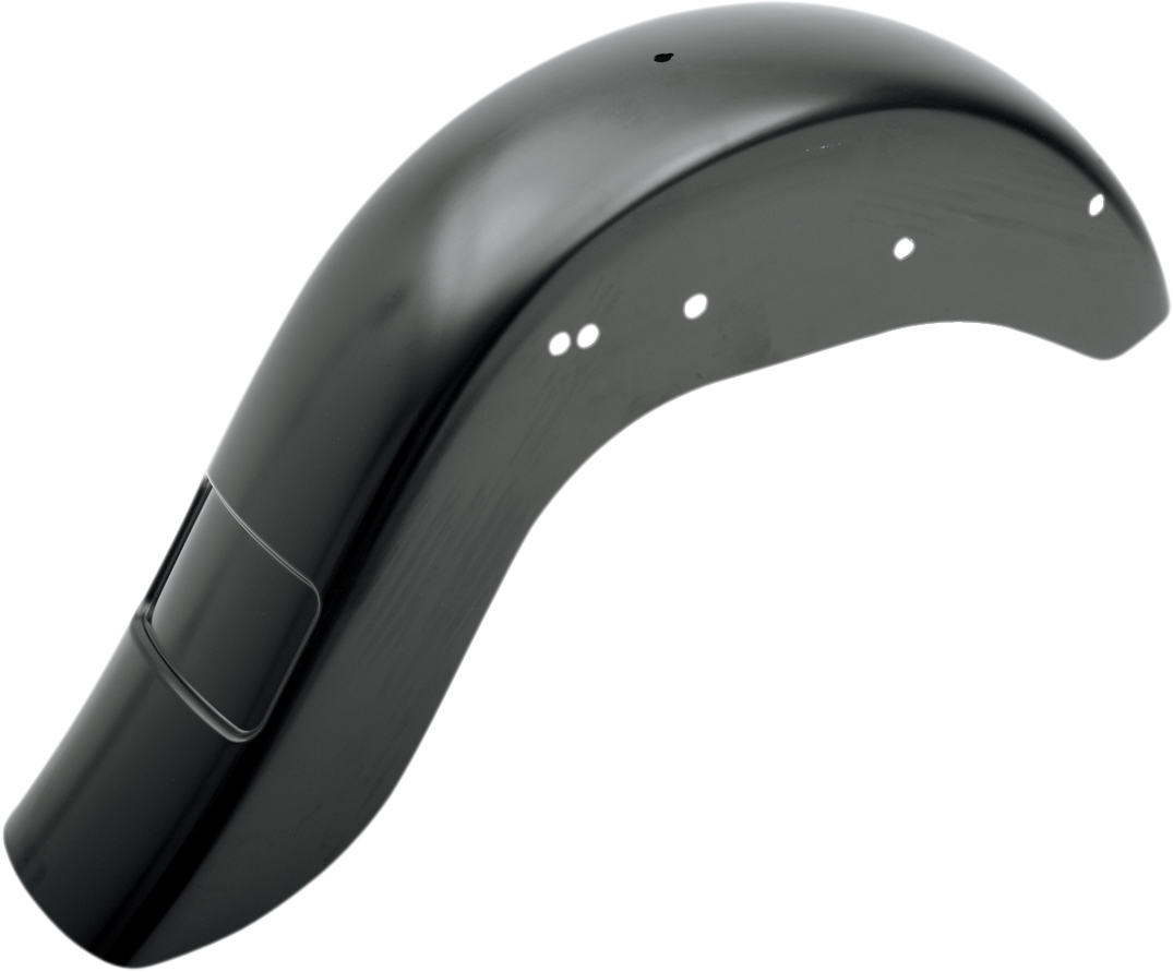 4" Stretched Rear Fender - Frenched - HD Softail '99-'17