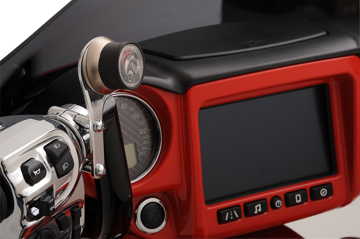 iOmount™ For Indian - Left Perch Mount - Chrome - Touring