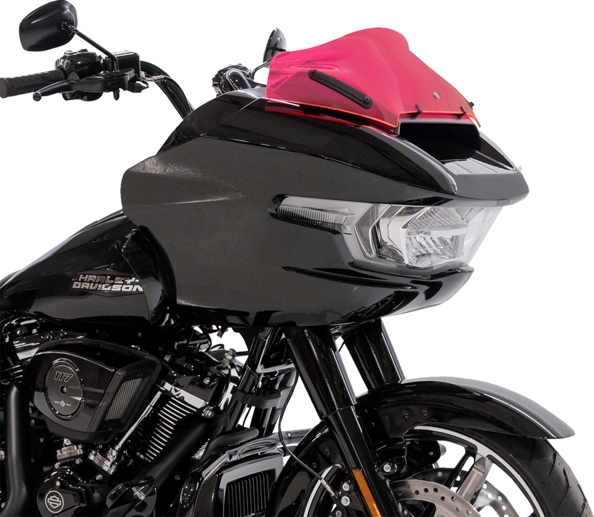Ice Flare® Windshield - 10" - Pink Ice - '23-'25 FLTRX