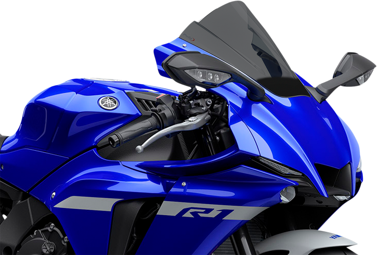 Race Windscreen - 13-1/4" - Dark Smoke - YZF-R1