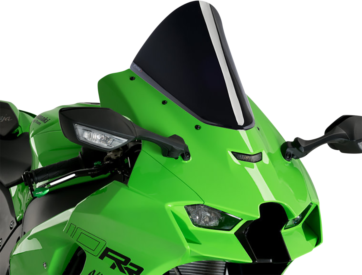 Race Windscreen - 12-1/2" - Black - Ninja ZX-10R