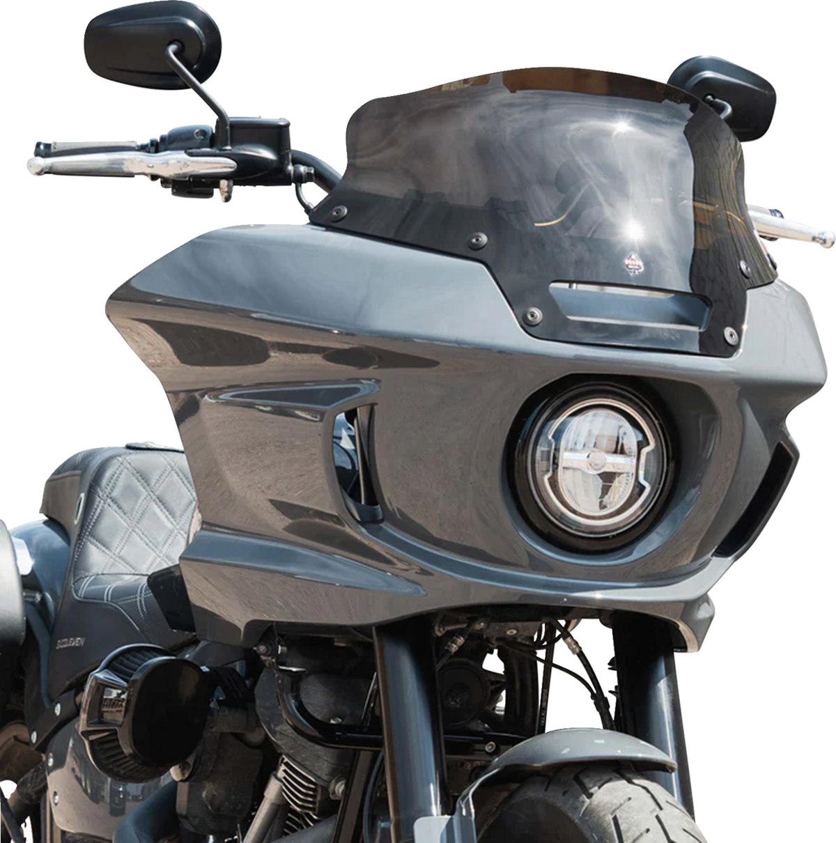 Kolor Flare® Windshield - 6" - Bronze - '22-'25 FXLRST