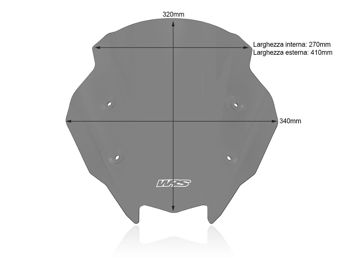 WRS Sport Windscreen Kawasaki Z 1000 SX / Ninja 1000 SX 2017-2026