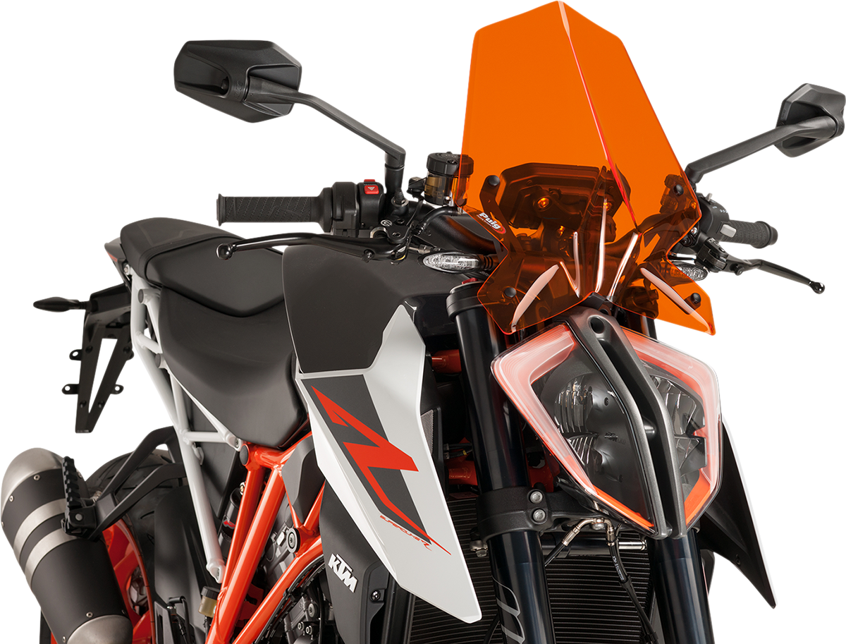 New Generation Windscreen - 16-1/4" - Orange - KTM