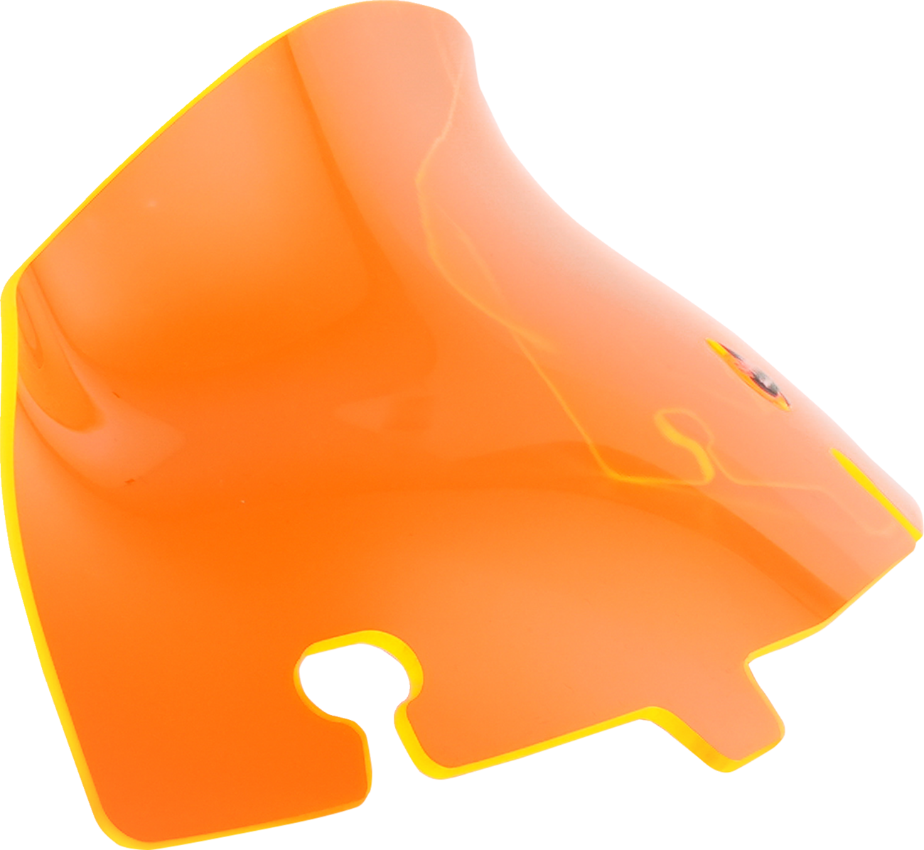 Ice Flare® Windshield - 4" - Orange Ice - '14-'25 FLHT/FLHX