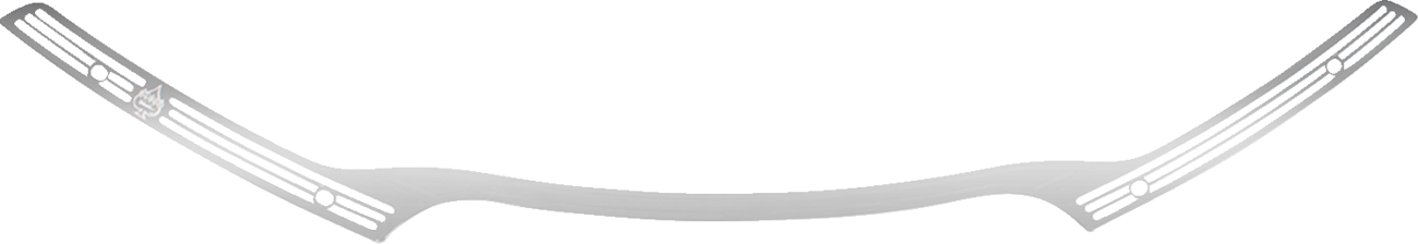 Flare® Windshield Trim - Logo - Chrome - '15-'25 FLTR