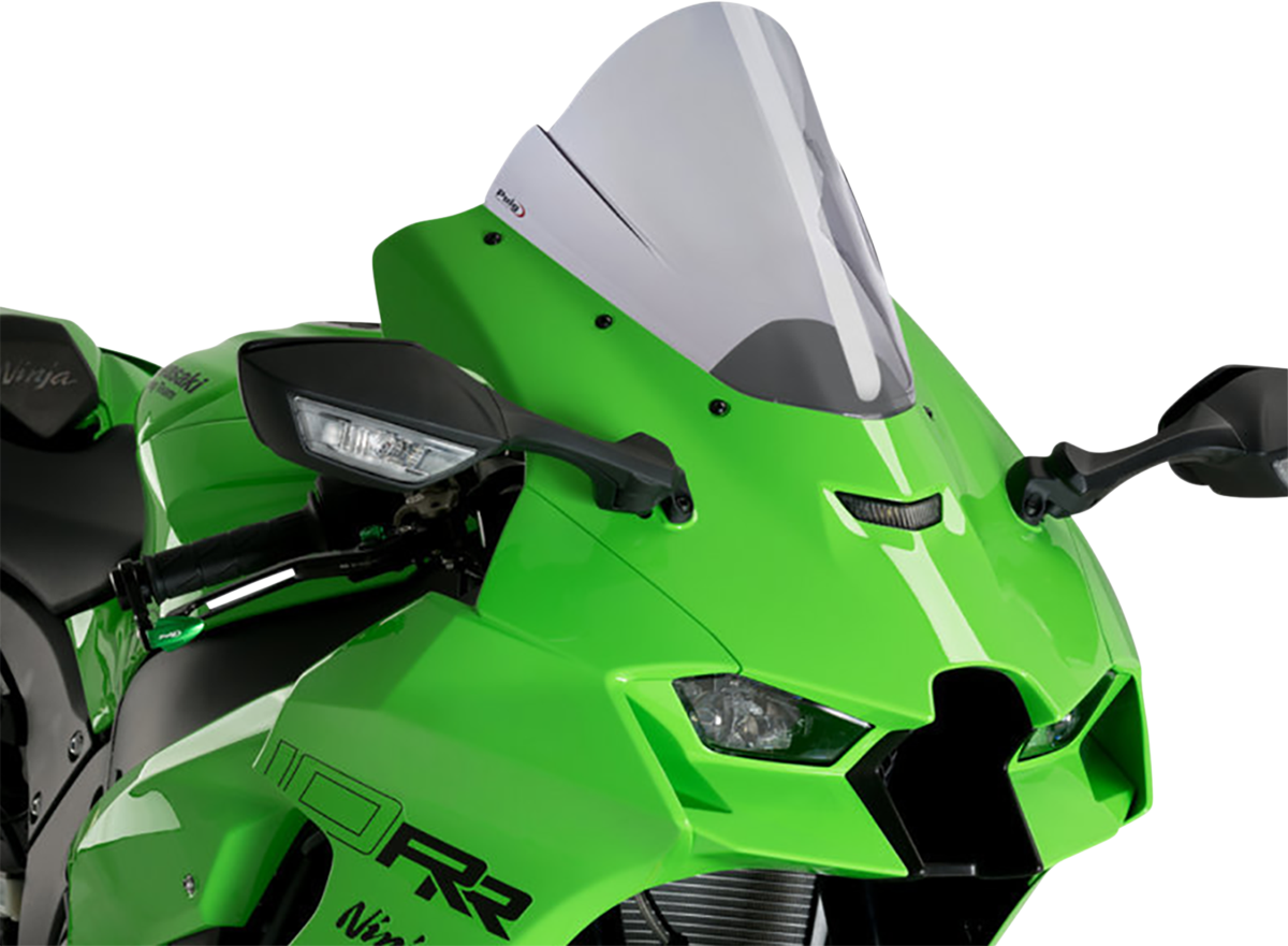 Race Windscreen - 12-1/2" - Smoke - Ninja ZX-10R