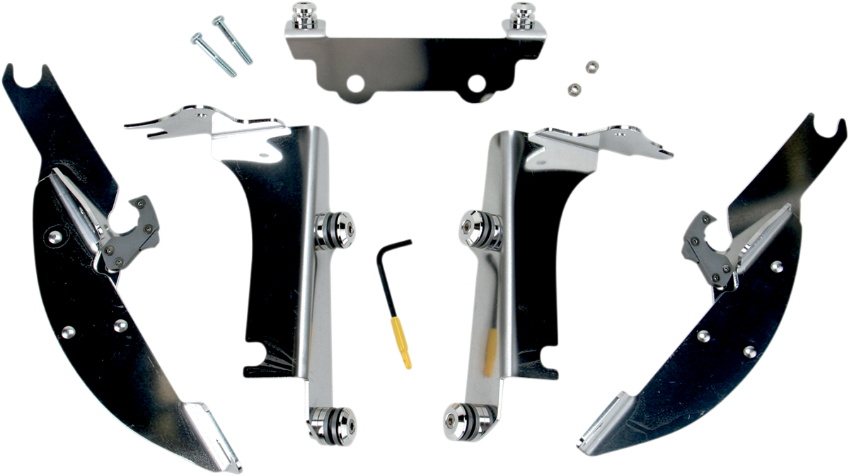 Batwing Trigger Lock Mounting Kit - VN 1500 - Polished