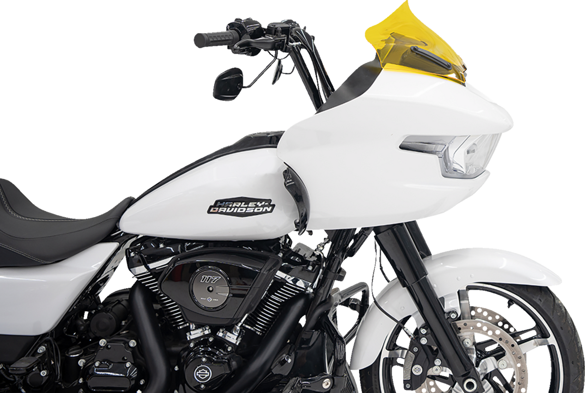 Kolor Flare® Windshield - 10" - Yellow - '23-'25 FLTRX
