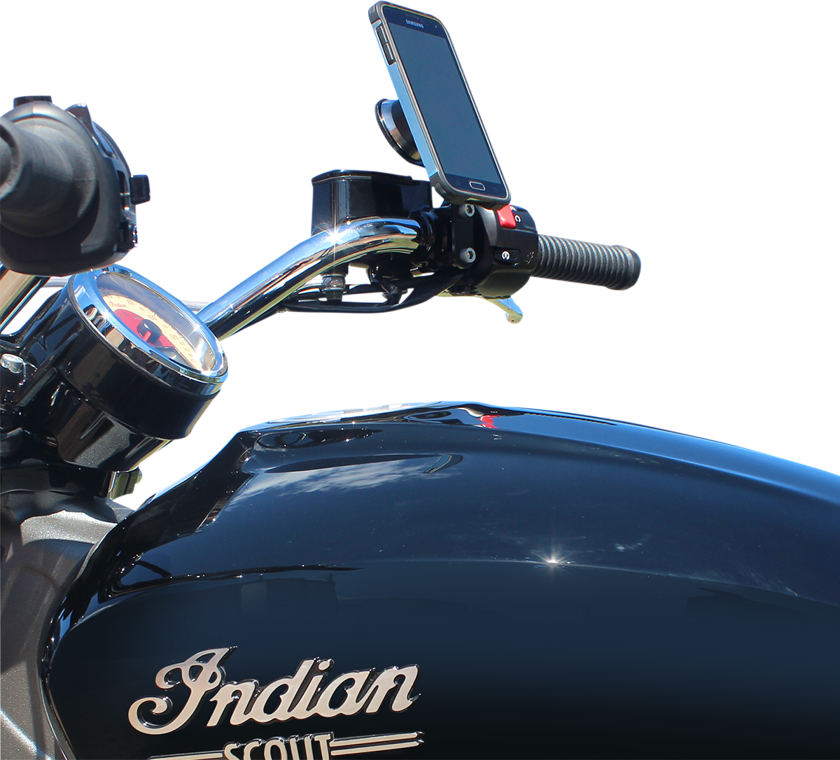 iOmount™ For Indian - Right Perch Mount - Black - Scout