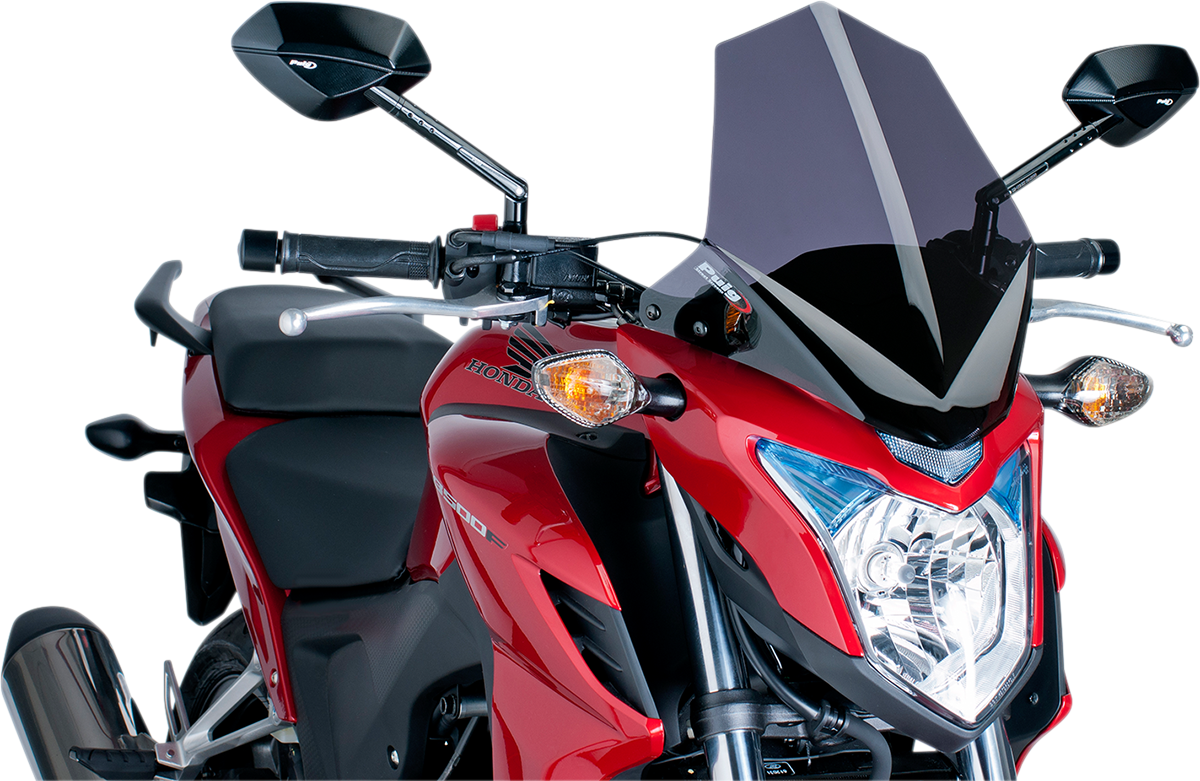 New Generation Windscreen - 14-3/8" - Dark Smoke - CB500F