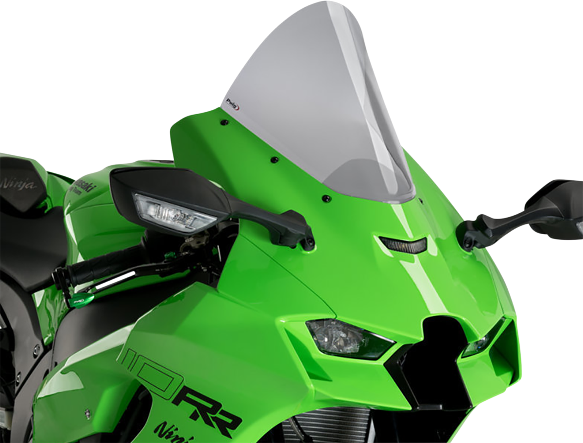 Race Windscreen - 12-1/2" - Smoke - Ninja ZX-10R