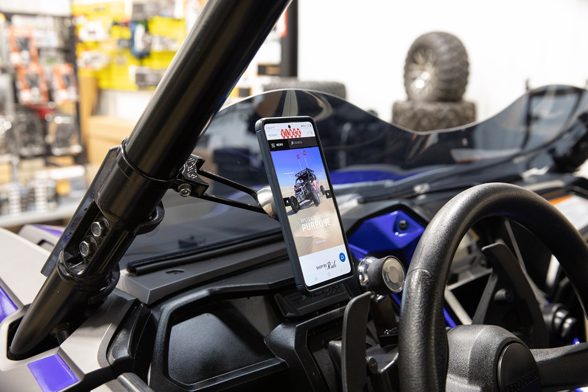 Roll Cage Phone Mount - Offset - 2"