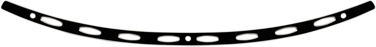 Windshield Trim - Black - Oval - FLH